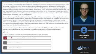 Mock Exam 2 – Session 1 – Case 1 | Eric Noble | CFA® Level II Exam Preparation | AnalystPrep