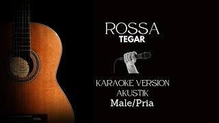 Rossa - Tegar | Karaoke | Lirik | Akustik | Male / Pria