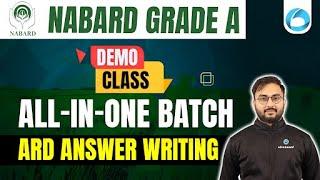 NABARD Grade A All In One Batch | ARD Answer Writing | Demo Class | Suraj Sir | Oliveboard