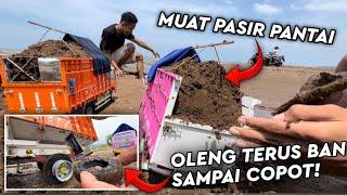 PERDANA MINIATUR OLENG MUAT PASIR DI PANTAI SAMPAI BAN COPOT‼️