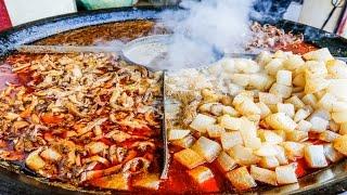 Chinese Street Food Tour in Wuhan, China | Street Food in China BEST Noodles