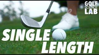 How do Single Length Irons go different distances?