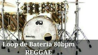 Loop de Bateria no Reggae para Estudo | Base Bateria Reggae