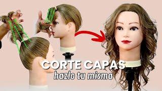 CORTE EN CAPAS ► EN 2 PASOS  [ HAZLO TU MISMA ]