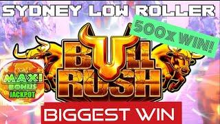 * Epic Win on Bullrush Slot: Massive Win My Biggest Win to date grand maxi jackpot