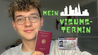 #5 Mein VISUMSTERMIN beim AMERIKANISCHEN KONSULAT | AuPair 2023/2024 | LukasAuPairUSA