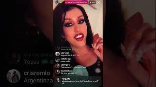 Adore Delano talking about Brazil and her favorite brazilian things (Instagram Live)