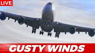 LIVE CROSSWIND LANDINGS at CHICAGO O'HARE INTERNATIONAL AIRPORT | AVGEEK ORD PLANE SPOTTING