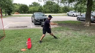 07-24-24 backhand drives (month 11 week 2) deep pocket work #discgolf