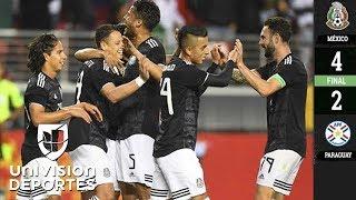 México 4-2 Paraguay - GOLES Y RESUMEN - AMISTOSO