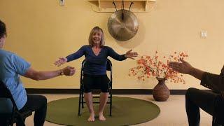 Chair Yoga Dancing with Julie! "The Show Must Go On!" Great for All Ages!