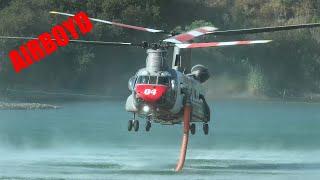 Billings Flying Service Chinook "Anne Bonny" • Dove Canyon Reservoir Airport Fire Response