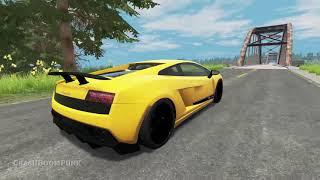 Cars vs Log Bridge #2 – BeamNG Drive | CrashBoomPunk