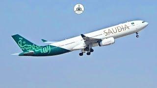 Saudia A330 Rare livery at Karachi Airport | Dec V6 2024 |