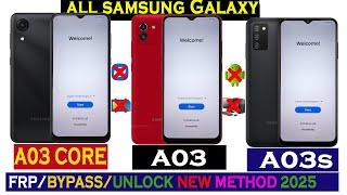 All Samsung Galaxy A03/A03 CORE/A03s FRP Bypass Without Pc 2025 Android 11-12-13-14 Updated️Unlock