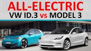 VW ID.3 vs Tesla Model 3: Best All Electric Car?