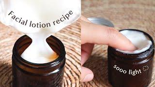 How to make a lightweight facial cream or lotion for dry, SENSITIVE skin