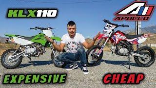 KLX 110L vs APOLLO X19 125 ( CHEAP VS EXPENSIVE )