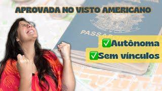 Aprovada no visto americano em 2023: contei TODO o processo CASV e entrevista