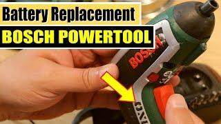 BOSCH Power Tool battery replacement and improve!