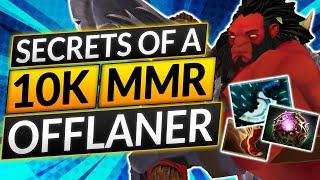 10K MMR AXE TIPS to DESTROY ANY LANE (Win in 4min) - Dota 2 Offlane Guide