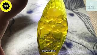 不简单的缅甸琥珀作品 好的雕刻师如何理解材料