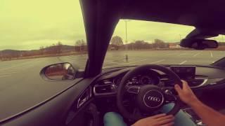 Drifting with Audi RS6 Performance