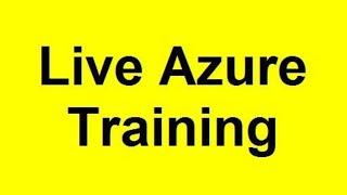 Azure Training with AZ 900 certification