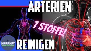 Arterien natürlich reinigen!7 Stoffe gegen Ateriosklerose!Gefäßverengung Kalzifizierung Blutgefäße!