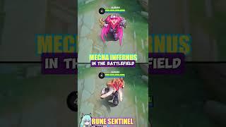 Atlas - Mecha Infernus collector skin V.S. Rune Sentinel MSC skin - MLBB - Skin Comparison - Part 1