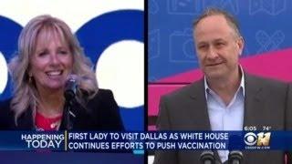 First Lady Jill Biden And 2nd Gentleman Douglas Imhoff In North Texas