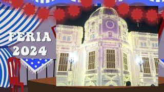 El alumbrado de la Feria de Ceuta da comienzo a una semana de celebración