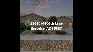 23680 N 168th Lane Surprise AZ 85387 | 4 Bedroom Home For Sale
