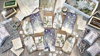 A few (more) minutes of fun - gift tags & envelopes with handmade ephemera