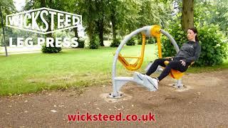 Wicksteed FLZ Leg Press - Outdoor Fitness Equipment