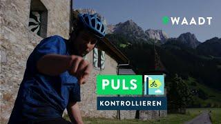 Waadtland auf dem Fahrrad - Puls Kontrollieren