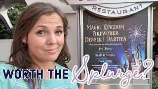 *2023* Magic Kingdom FIREWORKS DESSERT Party | Happily Ever After Dessert Party