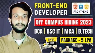 Frontend  Developer Off Campus Hiring 2023 | Frontend Developer Freshers Job | Coding Giant