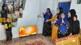 Buying a TV with the help of a dear viewer and making nomadic children happy