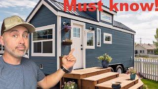 Know this before buying a TINY HOME! (Must watch before buying!)