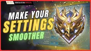 CORRECT all your SETTINGS in Mobile Legends | All UPDATED Settings EXPLAINED