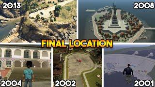 FINAL MISSION LOCATION FROM EVERY GTA GAMES (GTA COMPARISON)