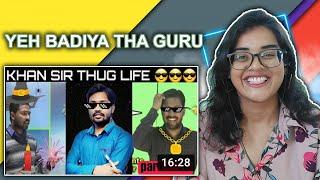 KHAN SIR PATNA COMEDY VIDEOS REACTION | KHAN SIR THUG LIFE | KHAN SIR COMEDY VIDEO || Neha M.