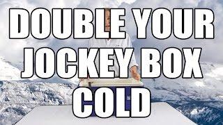 Jockey Box hack -- double the beer box cooling capacity!