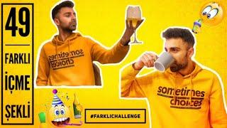 49 FARKLI İÇME ŞEKLİ // DÜNYALARI İÇTİM  // #farklıchallenge