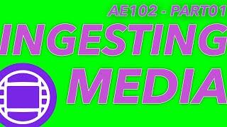 AE102 - INGESTING MEDIA PART01