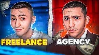 AGENCY vs FREELANCE | Don't Make The Wrong Decision!!!