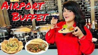 Buffet at the Airport | Food Vlog