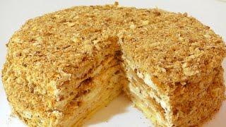 Торт Наполеон . Рецепт. Napoleon cake. Recipe.
