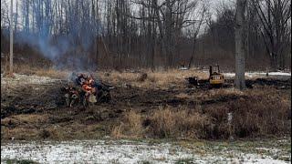 Finally Finishing The First Section Of Tree Clearing At The Barn Lot